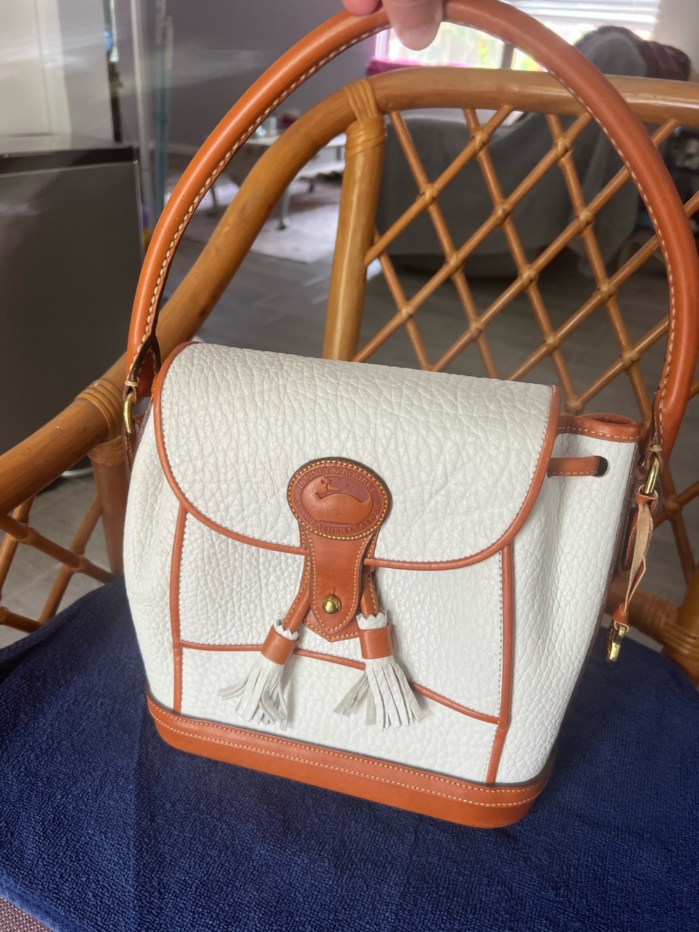 Rare Vintage Dooney & Bourke R10 Dover Carrier Bag